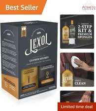 Leather Care Kit Conditioner and Cleaner 16.9 oz Auto Furniture Shoes Bags