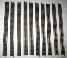 10x FLEISCHMANN 9100 N PICCOLO 222 mm STRAIGH...