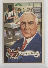 1956 Topps US Presidents Warren G Harding #31 0s4