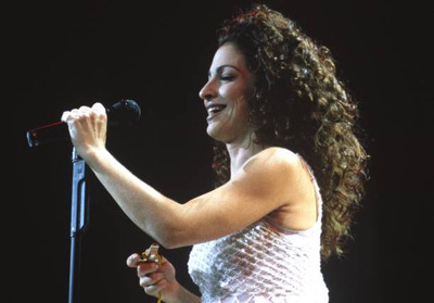Gloria Estefan at San Jose Arena on August 17 1996 in San Jose Ca- 1990s Photo