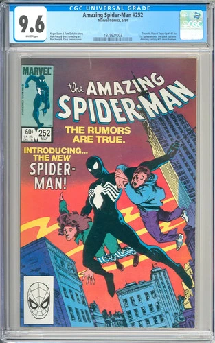 Amazing Spider-Man #252 Classic AF 15 Cover Homage Marvel Comic 1984 CGC 9.6
