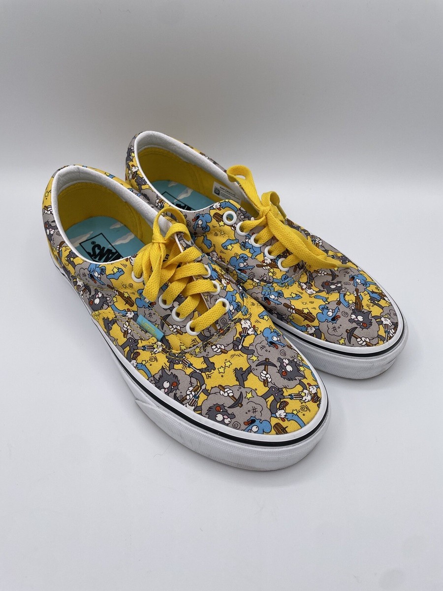 Vans X The Simpsons Itchy And Scratchy Yellow Shoes Mens US Womens US