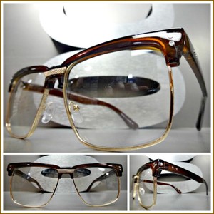 Classy Elegant RETRO Cat Eye Style Clear Lens Eye Glasses Large Rose Gold Frame