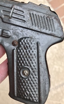 VINTAGE METAL AUTOMATIC COLT .35 ** TOY ** GUN MADE IN JAPAN