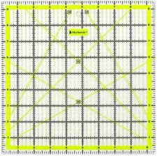 9.5" x 9.5" Square Quilting and Sewing Ruler 2.5mm Thick Free Shipping From USA