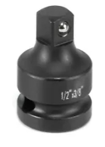 Grey Pneumatic 2228A 1/2" Female x 3/8" Male Adapter w/ Friction Ball Socket - 第 1/2 張圖片