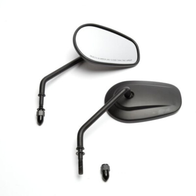 MPW Universall 8mm Schwarz Matt Rückspiegel für Motorräder 