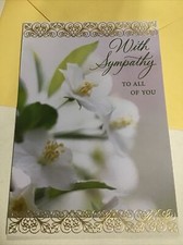 With Sympathy To All Of You Caring Thoughts 5  x7  Hallmark Greeting Card