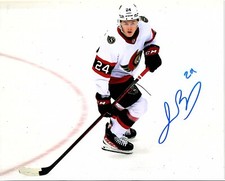 JACOB BERNARD DOCKER OTTAWA SENATORS 8X10 AUTOGRAPHED PHOTO COA / NORTH DAKOTA