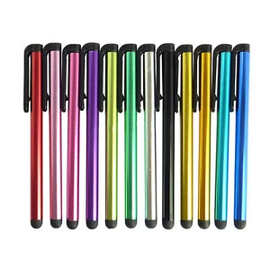 100Pc Stylo d'écran tactile métallique pour iPad iPhone Samsung Smartphone Tablet PC
