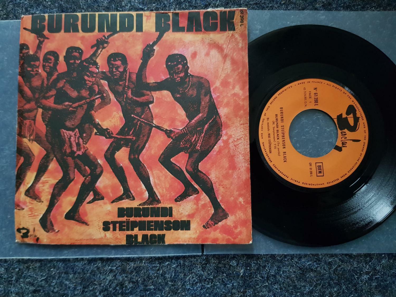 7"" Single Vinyl Burundi Steiphenson Black - Burundi Black FRANCE