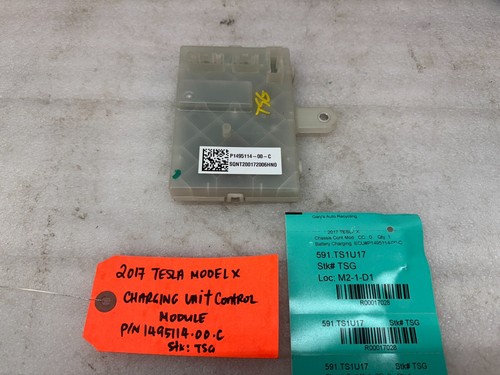 16-20 TESLA MODEL X CHARGING UNIT CONTROL MODULE 1495114-00-C