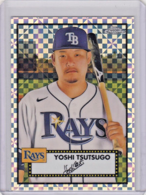 2021 Topps chrome diamond refractor Yoshi Tsutsugo no.319 | eBay