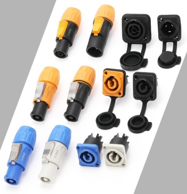 3-Pin Netzstecker NAC3FX PowerCon Buchse Wasserdicht Verbinder Steckdose