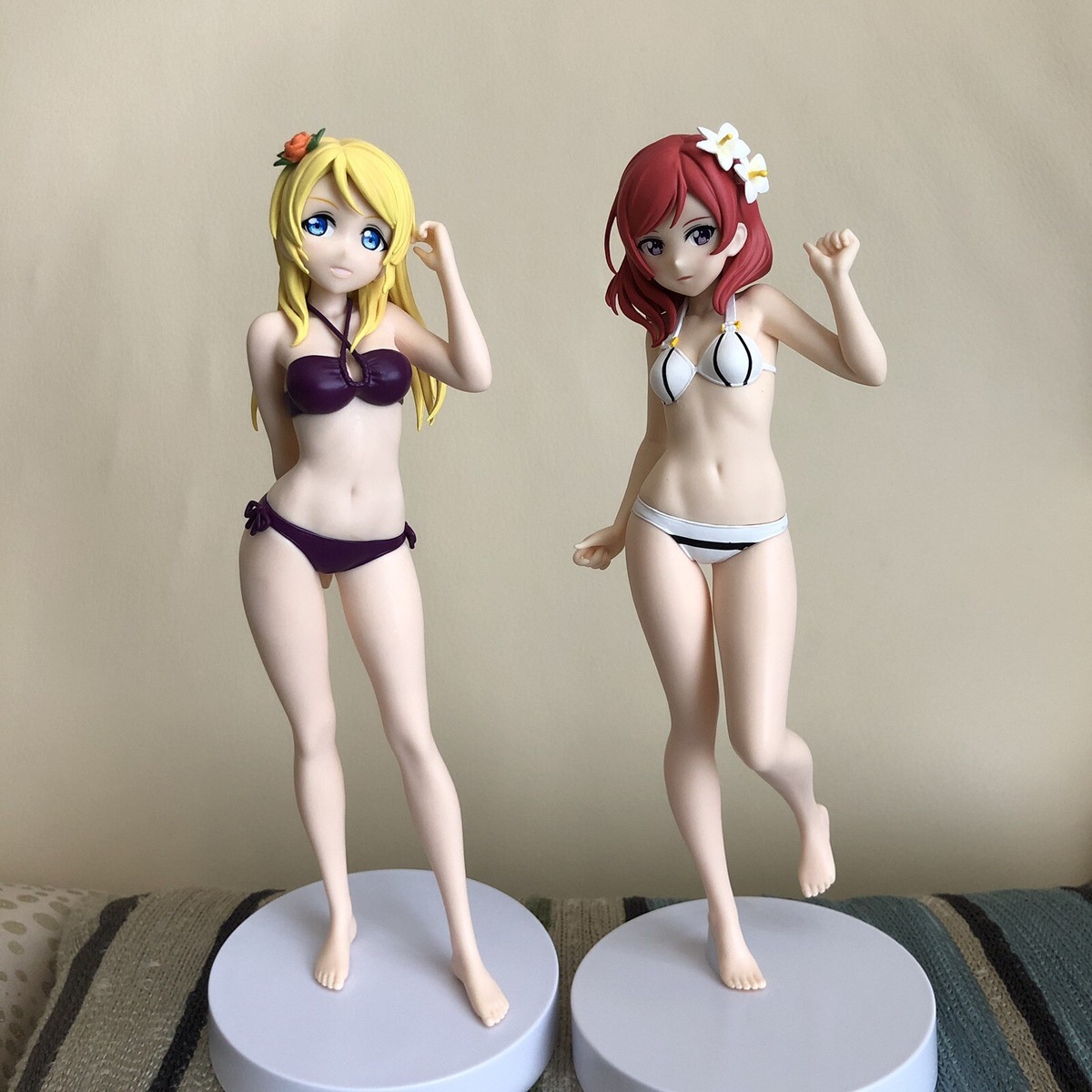 NAO 女性とミッキーのフィギュア Love Live! Eli Ayase + Maki Nishikino Swimsuit EXQ Figure