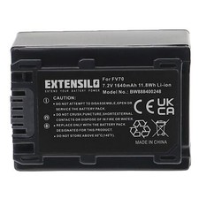 Batterie pour Sony FDR-AX33 FDR-AX53E FDR-AX100E FDR-AX43 FDR-AX53 1640mAh 7,2V