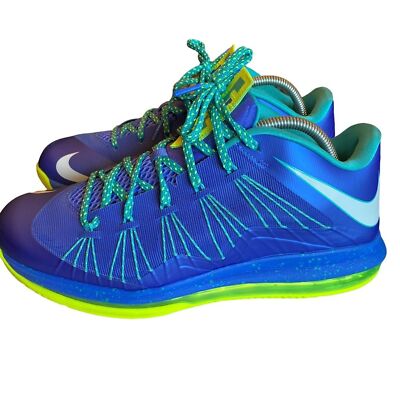 New in box Nike Air Max LeBron X Low Sprite Basketball Mens Shoes Size 10.5