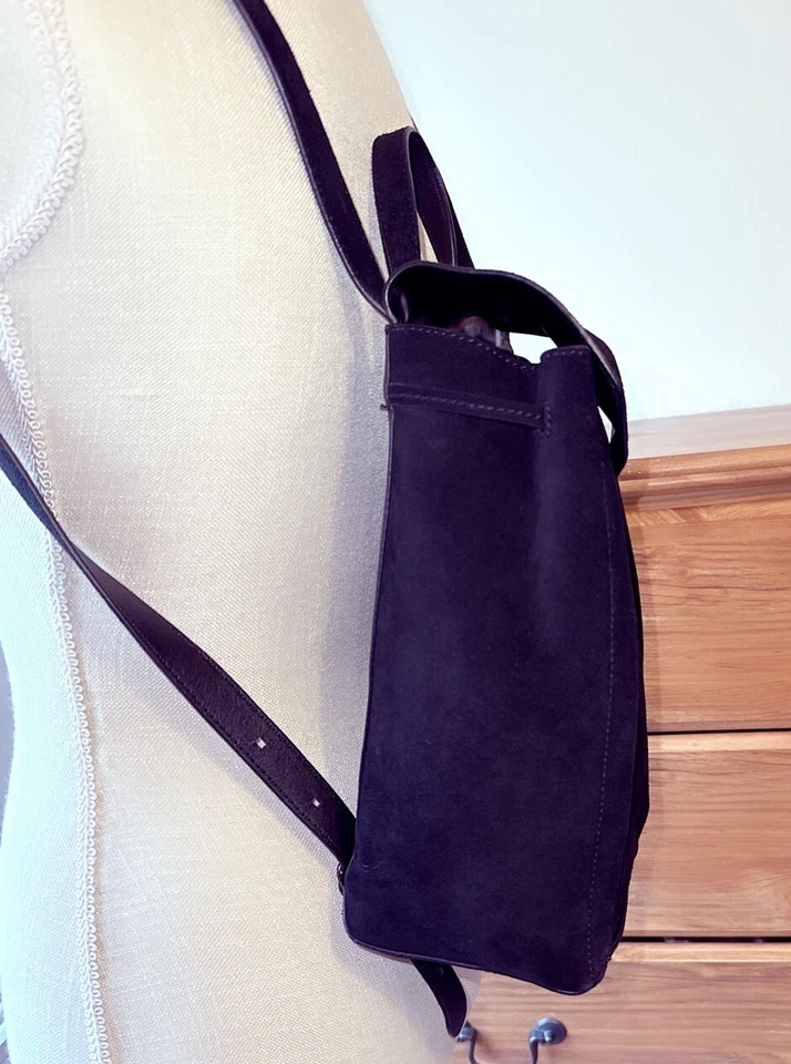 G🖤 подлинный Loeffler Randall кожаный рюкзак cuoio vachettta черная замша - Изображение 4 из 4