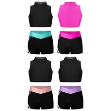 Kid Girl Outfits Ballet Dancing Tracksuit Workout Dancewear Jogger Activewear