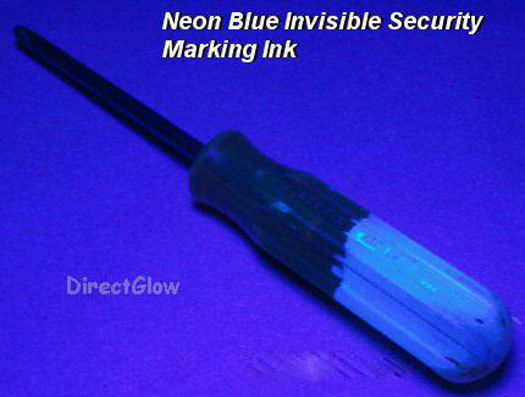 Opticz 8oz Industrial Bright BLUE Blacklight Reactive Invisible UV Ink ...