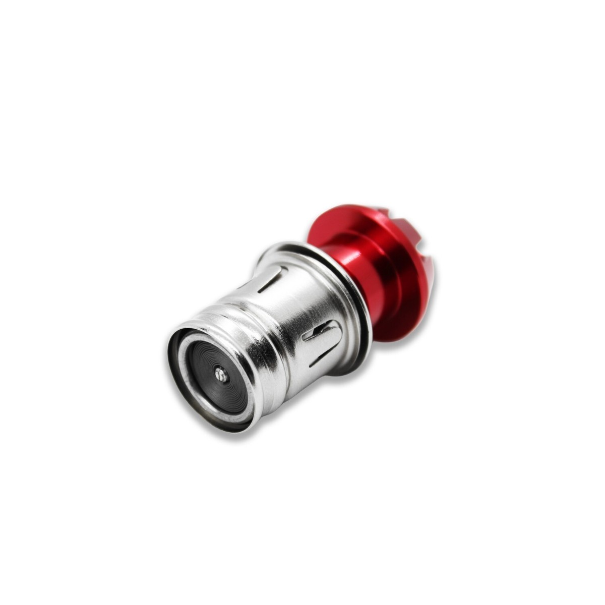 Red Aluminum 12V Cigarette lighter For Audi A1 A3 A4 A6 A7 A8 Q3 Q5 Q7 Q8  RS R