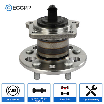1Pc Wheel Hub Bearing Assembly Rear For Toyota Sienna 1998 1999 2000-2003 3.0L