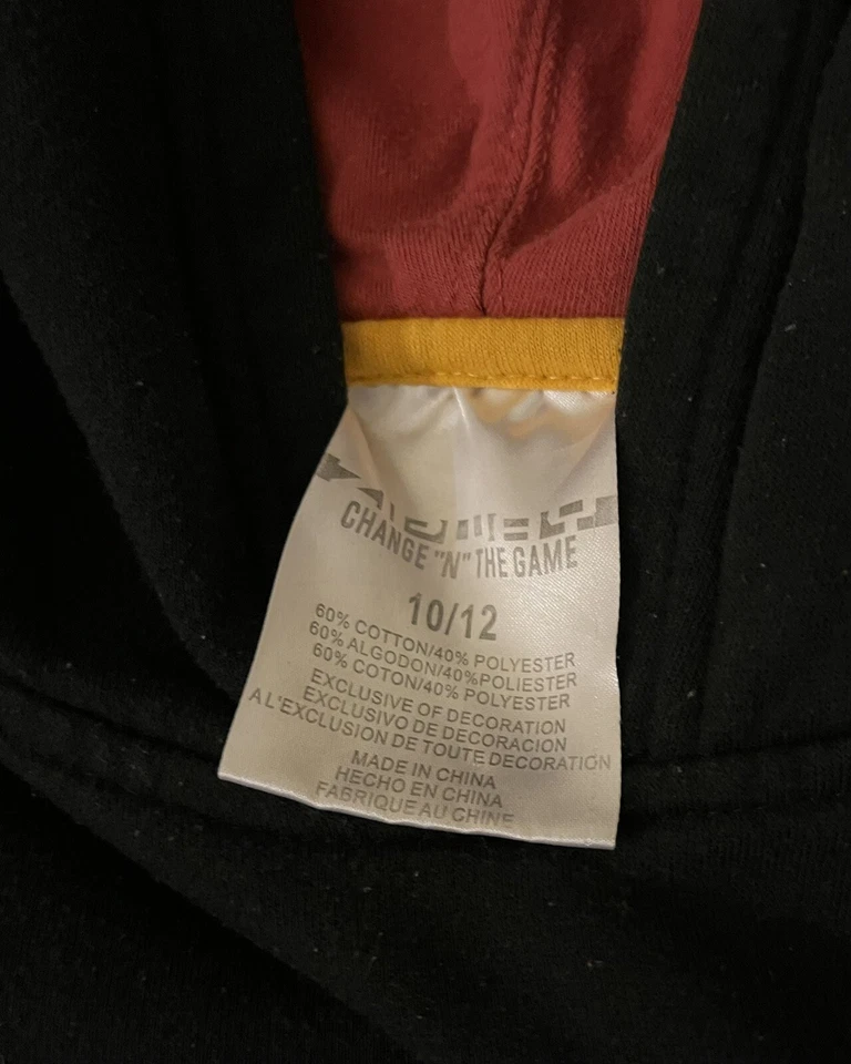 Miami Heat Basketball NBA Hoodie Youth Black Kids Size 10-12 - Image 4 of 4