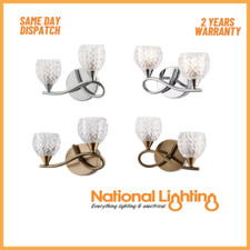 REAGAN Twin Wall Light G9 Dimmable Adjustable Fitting Lights for Living Room