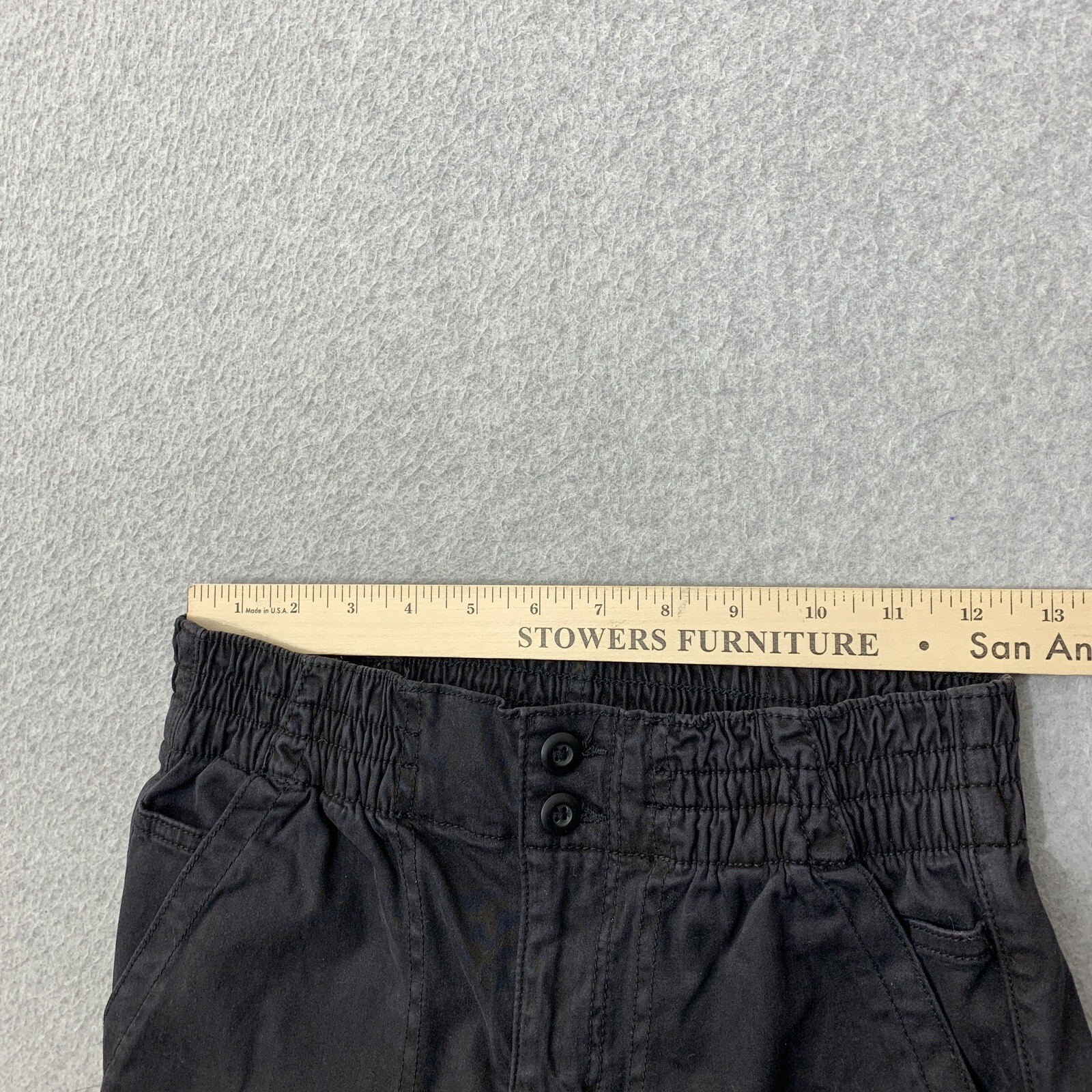 American Eagle Pants Womens Size 4 Regular Patch Pocket Stretch Black