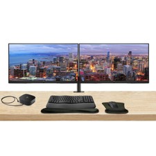 HP P22h G5 22 inch 1920 x 1080 FHD LCD Monitor, 2-Pack Bundle with HDMI, VGA