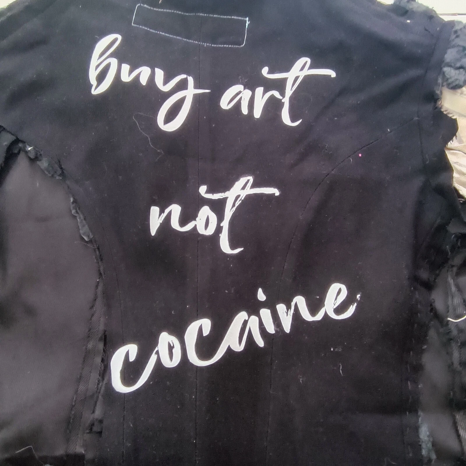 Paul McNeil Customised / DECONSTRUCTED VINTAGE TAIL JACKET Size L / XL SUPERB - product detail image 2
