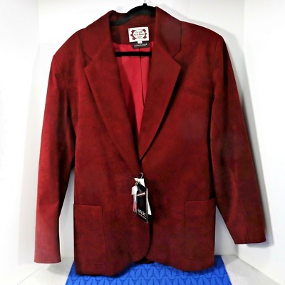 NWT! Olde Hide House Ultrasuede Jacket Blazer Size 8 (fits like a 12) Orig $349.
