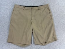 Nike Dri Fit Standard Fit Performance Golf Chino Shorts Men's 38 Tan - 10"