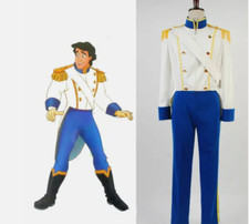 Hot The Little Mermaid Prince Eric Cosplay Costume Attire Outfit Men Full Set