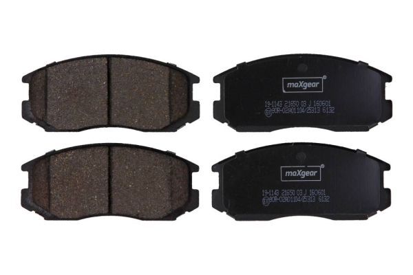 Maxgear 19-1143 Bremsbelagsatz, Scheibenbremse FüR Daihatsu Mitsubishi Proton-image