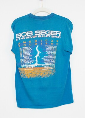 Vintage 1986 Bob Seger Silver Bullet Band American Storm Tour