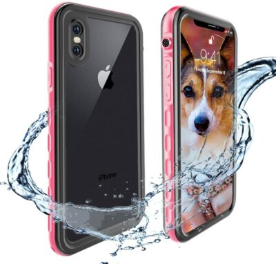 iPhone X Wasserdichte Handyhülle Schutzhülle mit integriertem Displayschutz