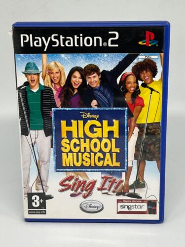 Jeu Vidéo High School Musical Sing Italien! Jeu 2 PS2 G7130 Nouveau Trailer ! - Photo 1/5