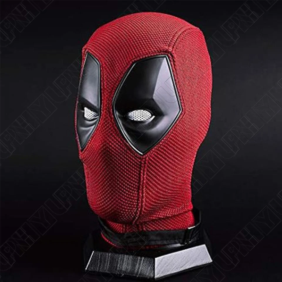 Deadpool Full Face Mask Breathable Knit Mask for Halloween Cosplay, Red - Image 3 of 4