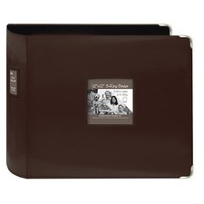Pioneer T-12JF 12X12 Sewn 3 Ring Binder Scrapbook Brown Same Shipping Any Qty 