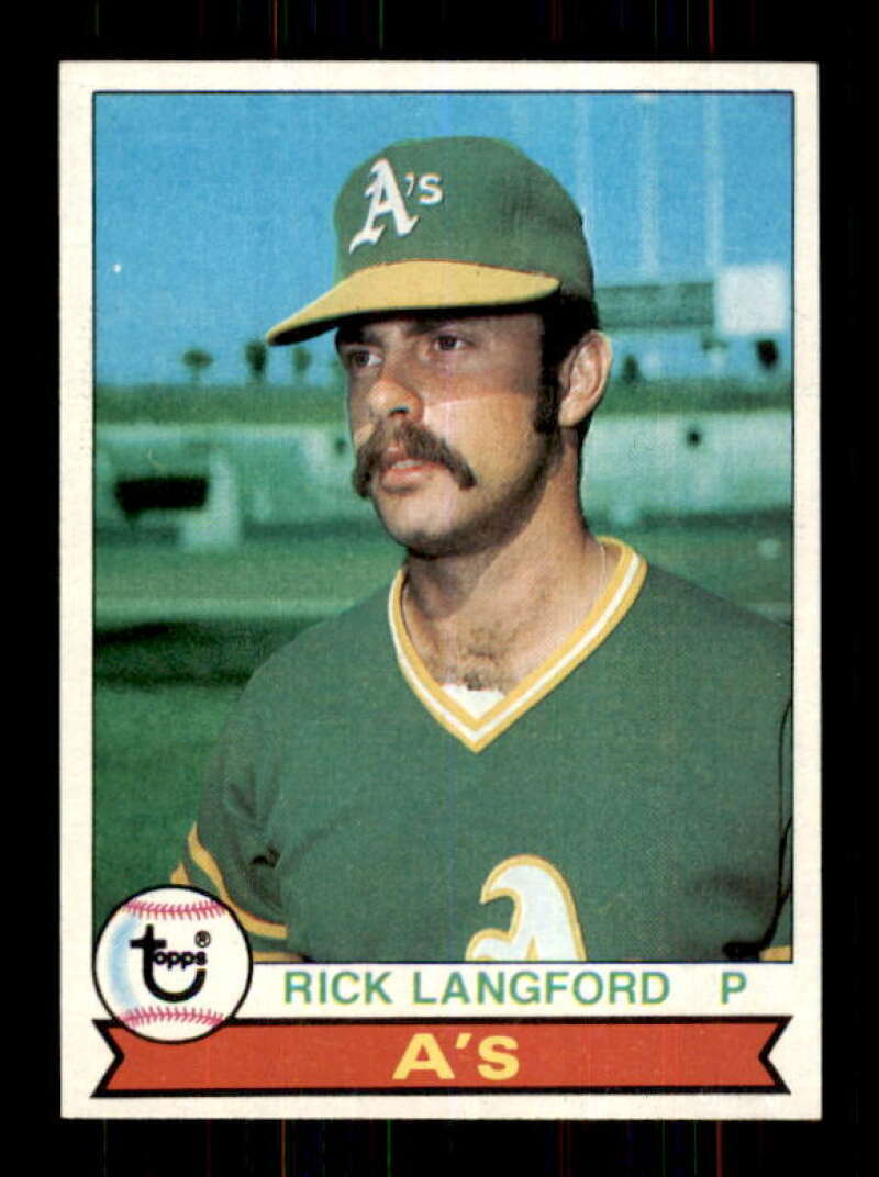1979 Topps #29 Rick Langford NM/NM+ Athletics 513595