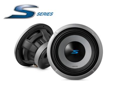 Alpine S2-W10D4 Subwoofer 25cm (10 ) 4 Ohm Doppelschwingspule, 1800 Watt Woofer 