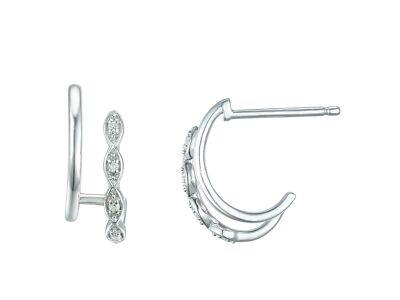 Boston Bay Diamonds Huggie Hoop Earrings for Women in 14K Yellow