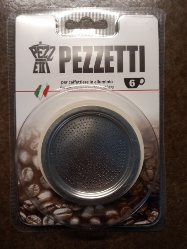 Guarnizione 3 Ricambi Filtro Caffettiera Moka Macchinetta Caffè Bialetti 70mm - Foto 2 di 6