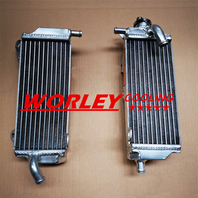 Aluminum Radiator For Yamaha YZ250F / YZ450F (2018-2021) - Polished Finish, 1 Year Warranty