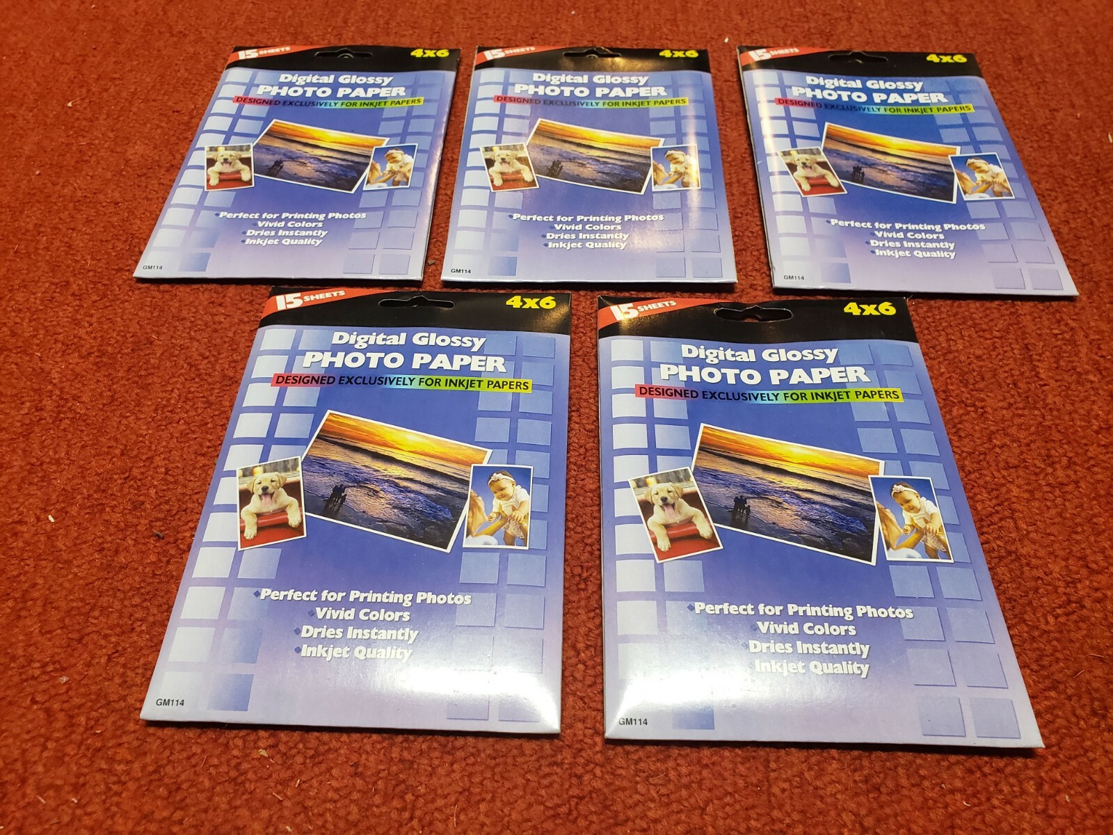 75 SHEETS Of Brand New Sealed Digital Glossy Inket Printer Photo Paper 75 SHEETS Of Brand New Sealed Digital Glossy Inket Printer Photo Paper