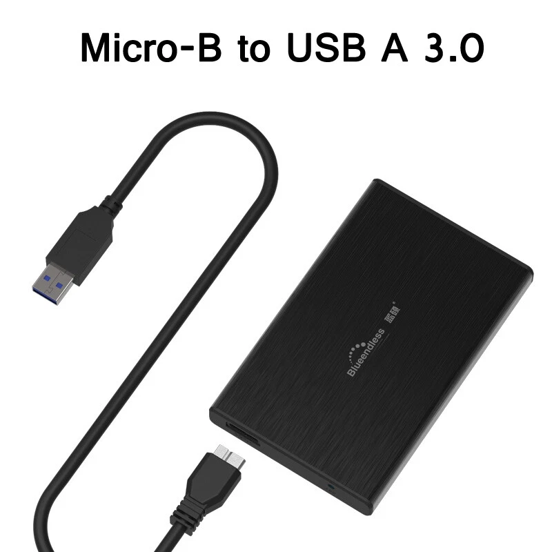 Portable Hard Disk Drive USB 3.0 2.5" 120GB 160GB 250GB 320GB 500GB 750GB 1TB - Image 2 of 4