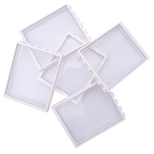 LEGO® 1x6x6 Fenster transparent + weißer Rahmen - verschiedene Mengen - 42509 - Bild 2 von 4