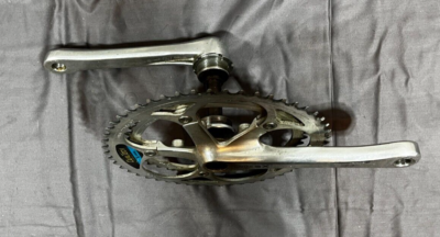Vintage SR Sakae SX Silver Aluminum 170mm 52/42 Ovaltech Double