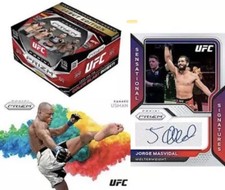 2021 Panini UFC PRIZM Factory Sealed Hobby Box MMA DEBUT Edition